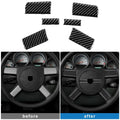 Carbon Fiber Steering Wheel Cover Sticker