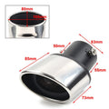 Stainless Steel Rear Exhaust Pipe Tail Muffler Tip for Car