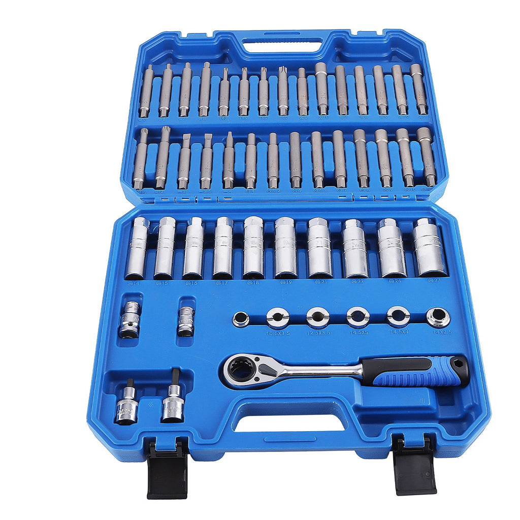 Strut Tower Top Nut Remove Install Tool for All Vehicles (50-Piece Steel)