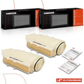 2X Engine Air Filter for BMW X5 X6 (2015–2020) V8 4.4L