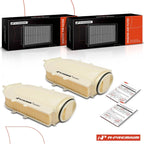 2X Engine Air Filter for BMW X5 X6 (2015–2020) V8 4.4L