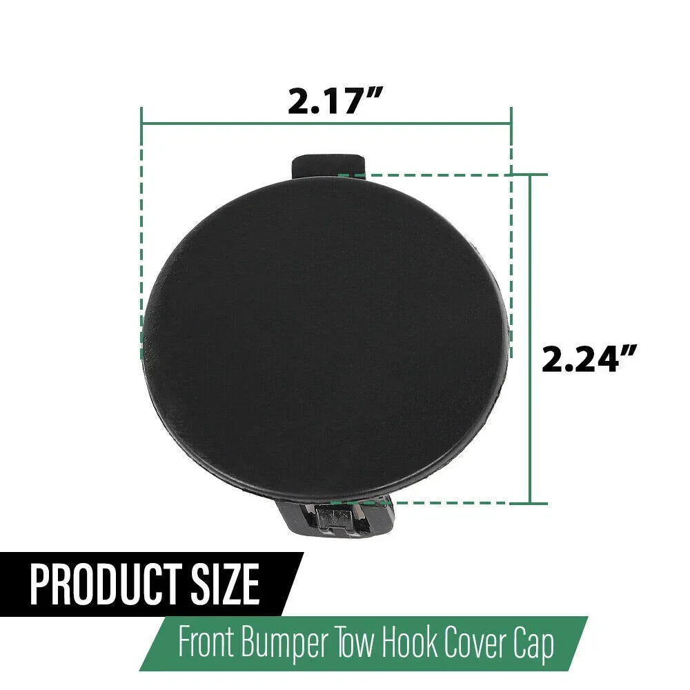 Tow Hook Plug Eye Cap Cover for 2017-2021 Jeep Compass 2.0L 2.4L