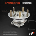 2X Rear Wheel Hub & Bearing Assembly for Kia Optima (2006–2008)