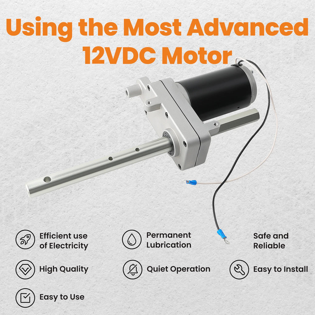 Electric Powered Trailer Jack Kit for 12V Vehicles