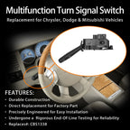 Turn Signal Wiper Switch for Dodge Ram Durango Chrysler Aspen (2002–2010)