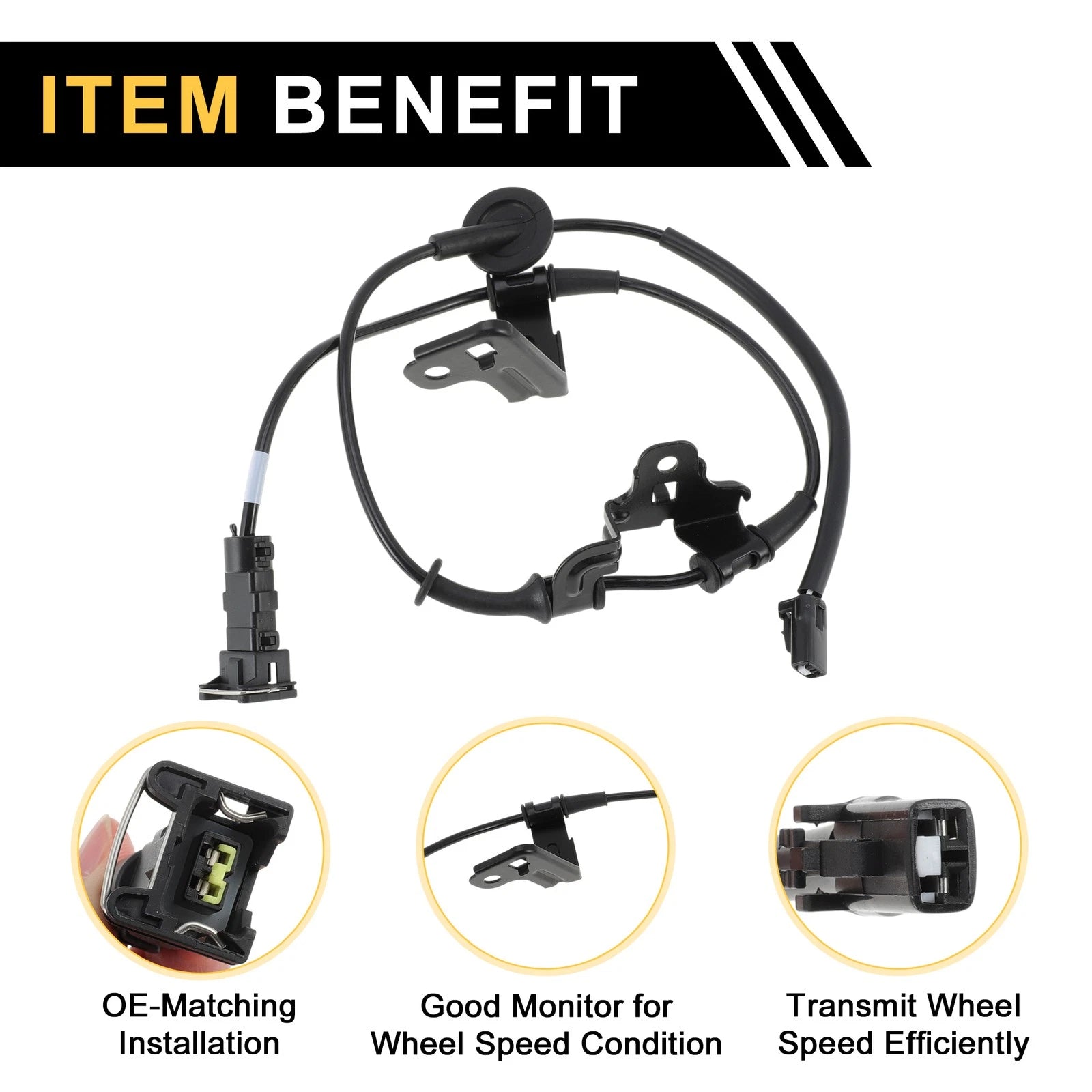 ABS Wheel Speed Sensor No. 91920F9000 for Hyundai Verna (2016) Rear Left