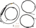 LA Choppers Handlebar Cable/Brake Line Kit for Harley (12" - 14" Ape Hanger)