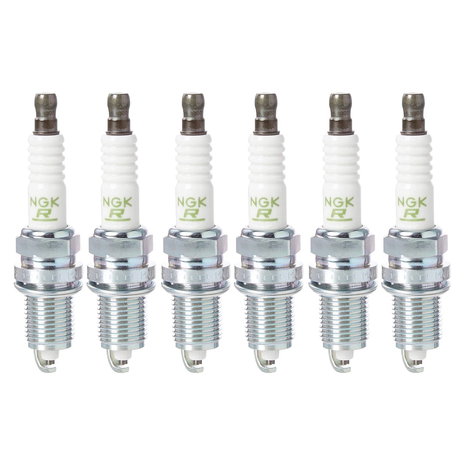 Set of 6 NGK V-Power Spark Plugs for Mazda 626, Millenia (1998–2002)