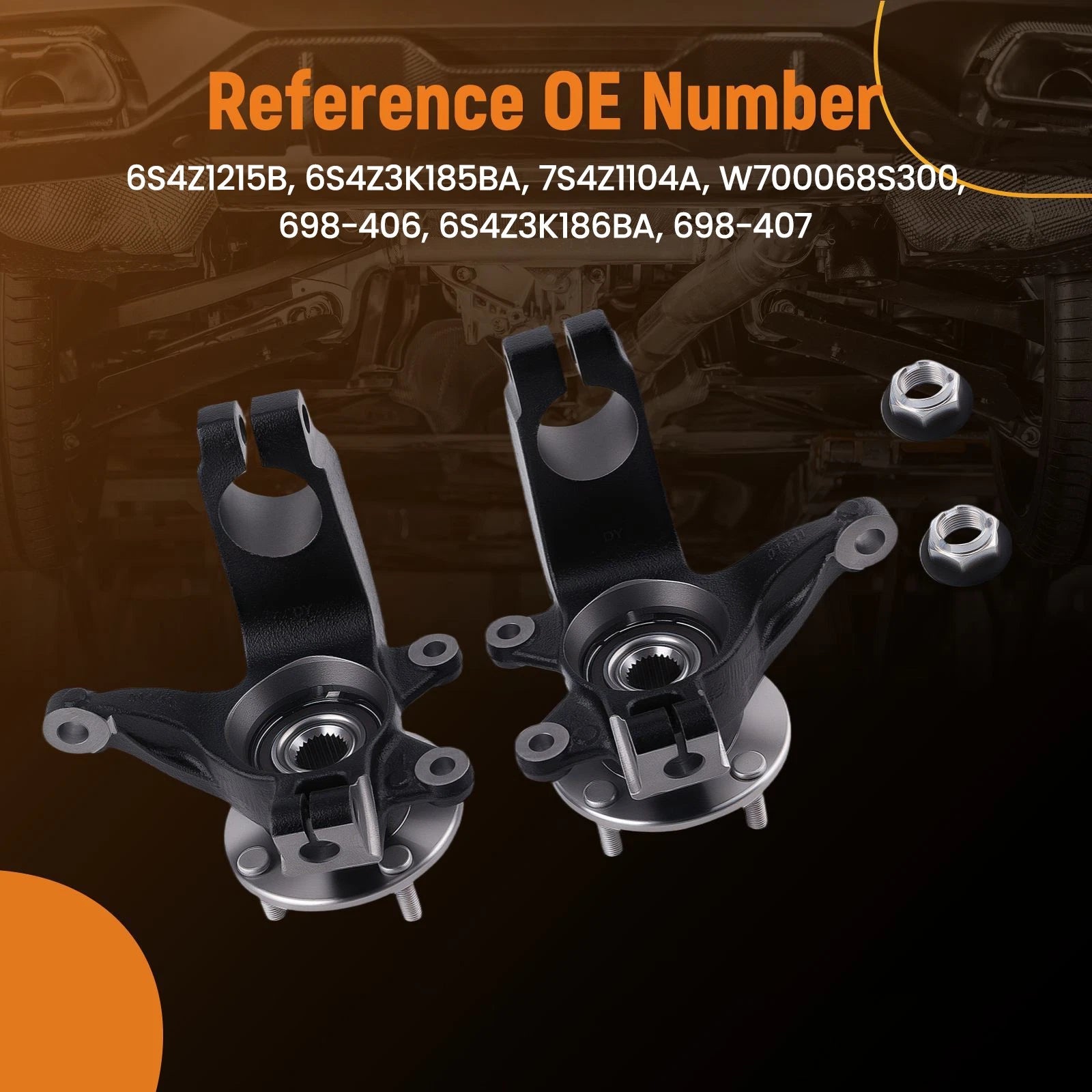 Steering Knuckle Pair for Ford Focus (2006–2011) LK003 LK004