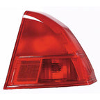 Replacement Passenger Side Outer Tail Light Assembly for 2001-2002 Honda Civic