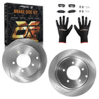 Rear Brake Rotors & Ceramic Pads Set for Chrysler 200 Sebring/Dodge Avenger (2007–2014)