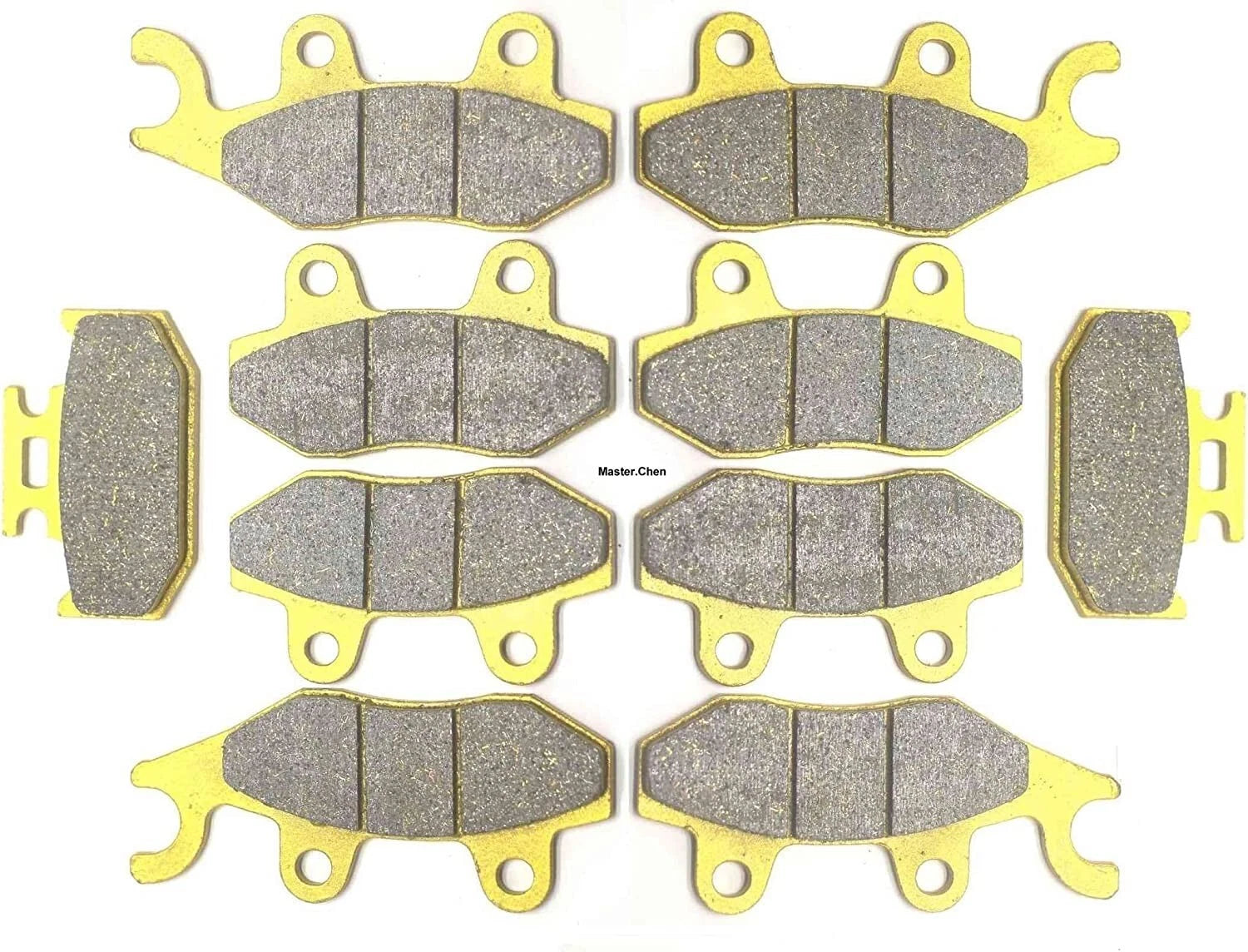 Set of 4 Brake Pads for Yamaha Rhino 700 YXR700 (2008–2013)