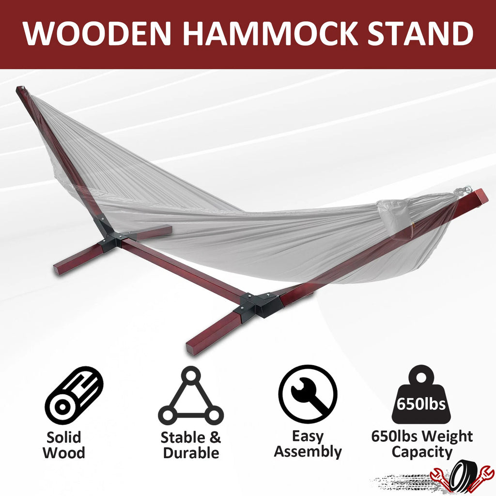 Hammock Stand for Universal Fit 2-Person (Garden, Picnic, Camp)