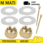 2X Clutch Washer & Rear Axle Nut for Polaris Ranger RZR (2008–2023)
