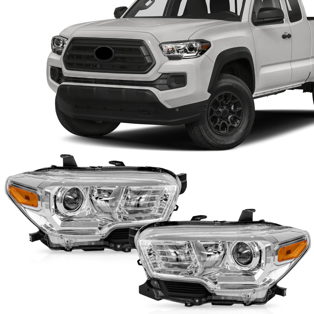 Set of 2 Headlamps Assembly for Toyota Tacoma (2016–2022)