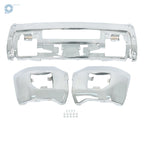 Chrome Split Front Bumper for GMC Sierra 2500HD 3500HD (2015-2019)