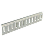 Set of 2 Horizontal Galvanized E-Track Tie-Down Rails for Truck Trailers