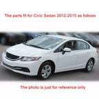 Front Left Door Weatherstrip Rubber Strips for Honda Civic Sedan (2012-2015)
