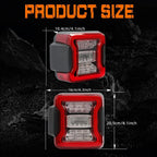 LED Tail Lights for Jeep Wrangler JK JKU (2007–2018) Rear Brake Turn Signal