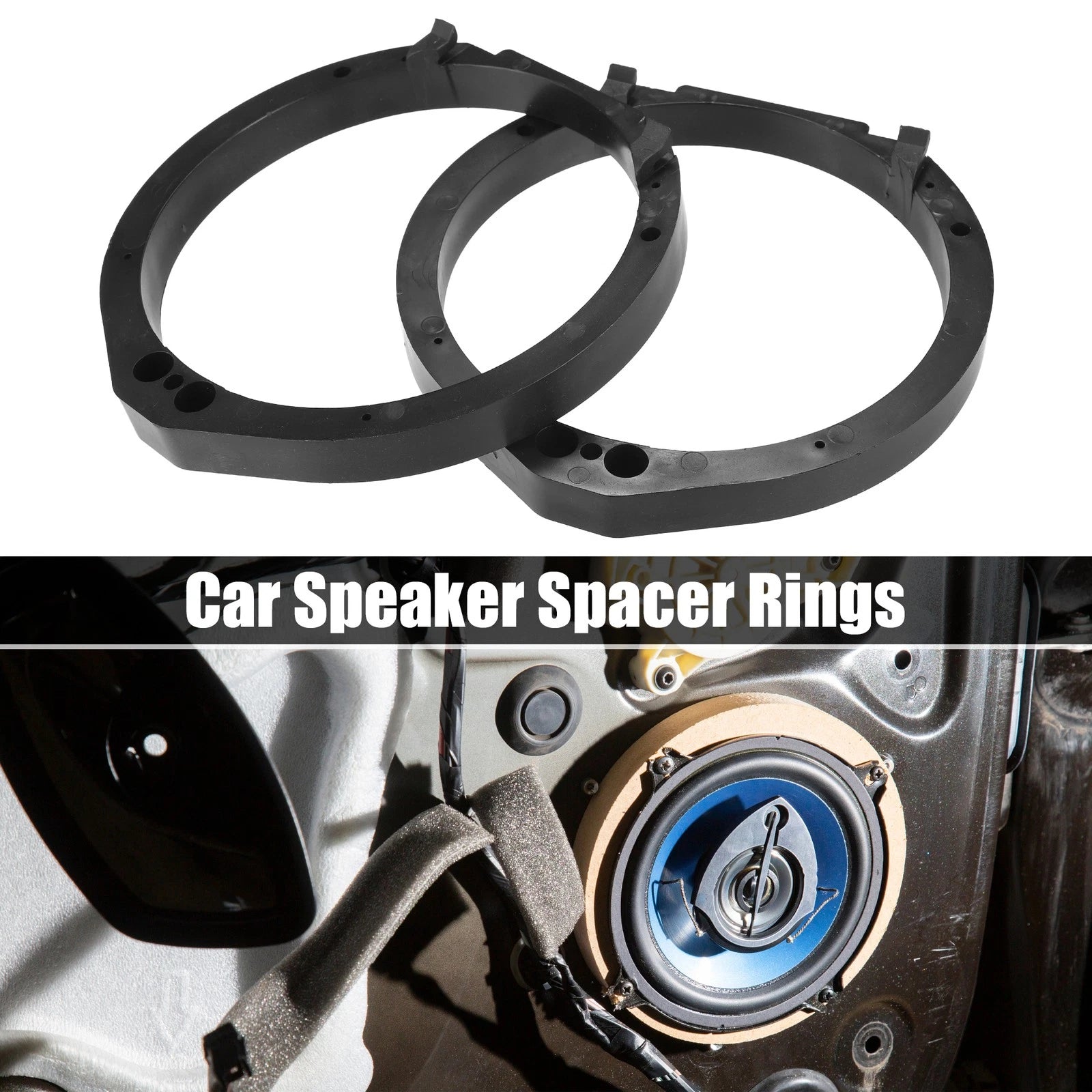 6.5" Speaker Adapter Spacer Ring with Wire for Honda Accord 