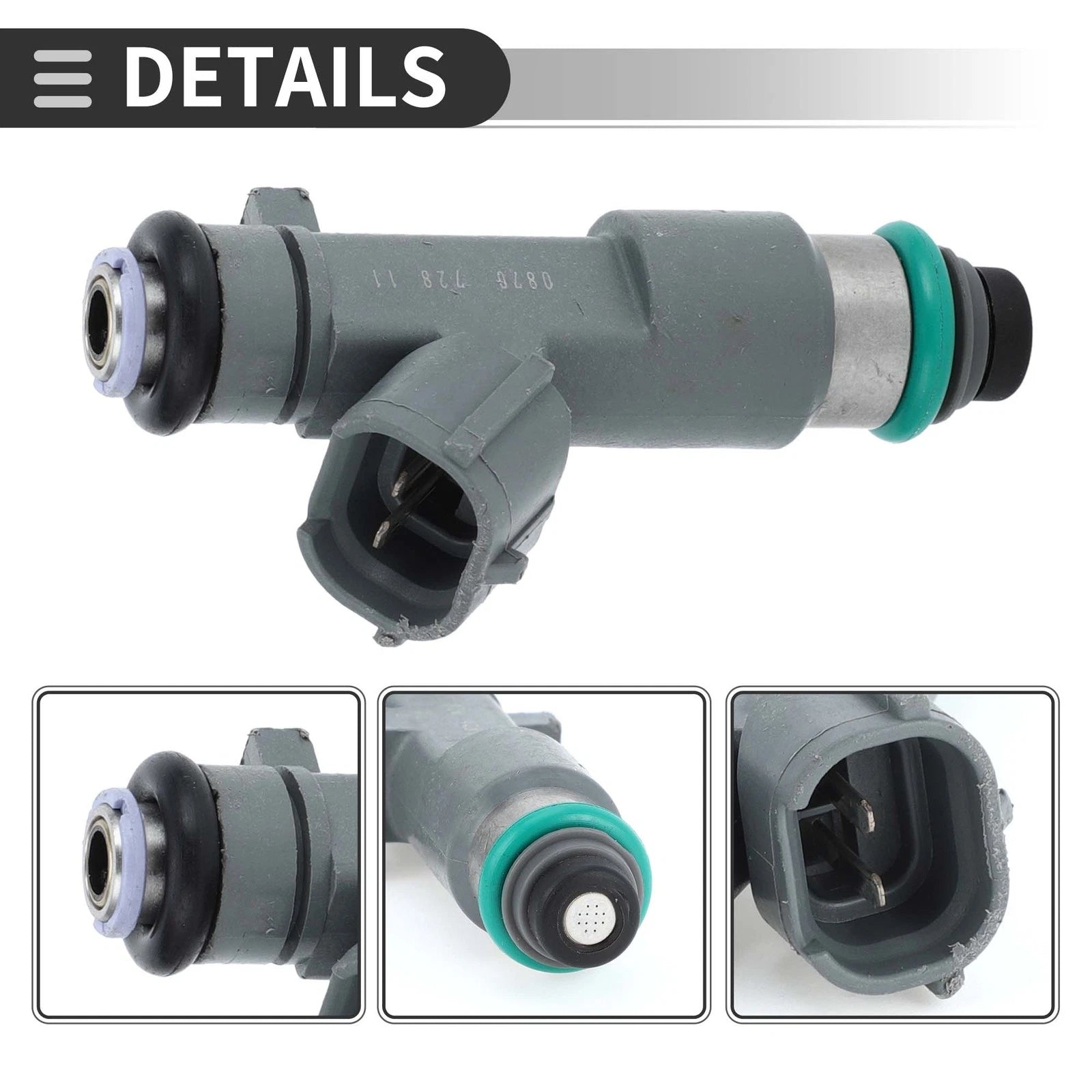 Fuel Injector No. 16600-ZJ50A for Nissan Armada (2011–2015) 5.6L Gray