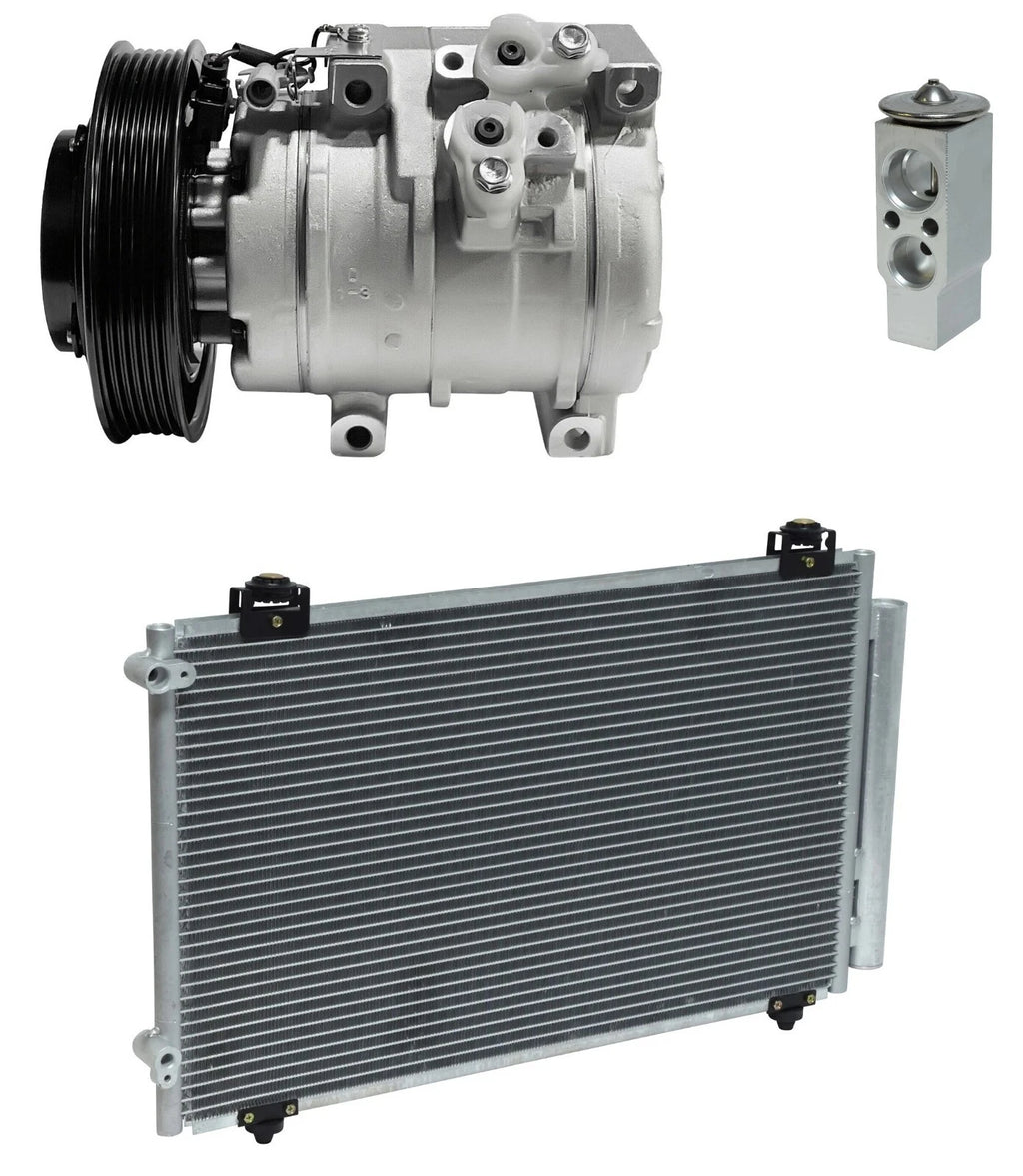 AC Compressor Kit With Condenser for Toyota Corolla 1.8L (2004–2007)