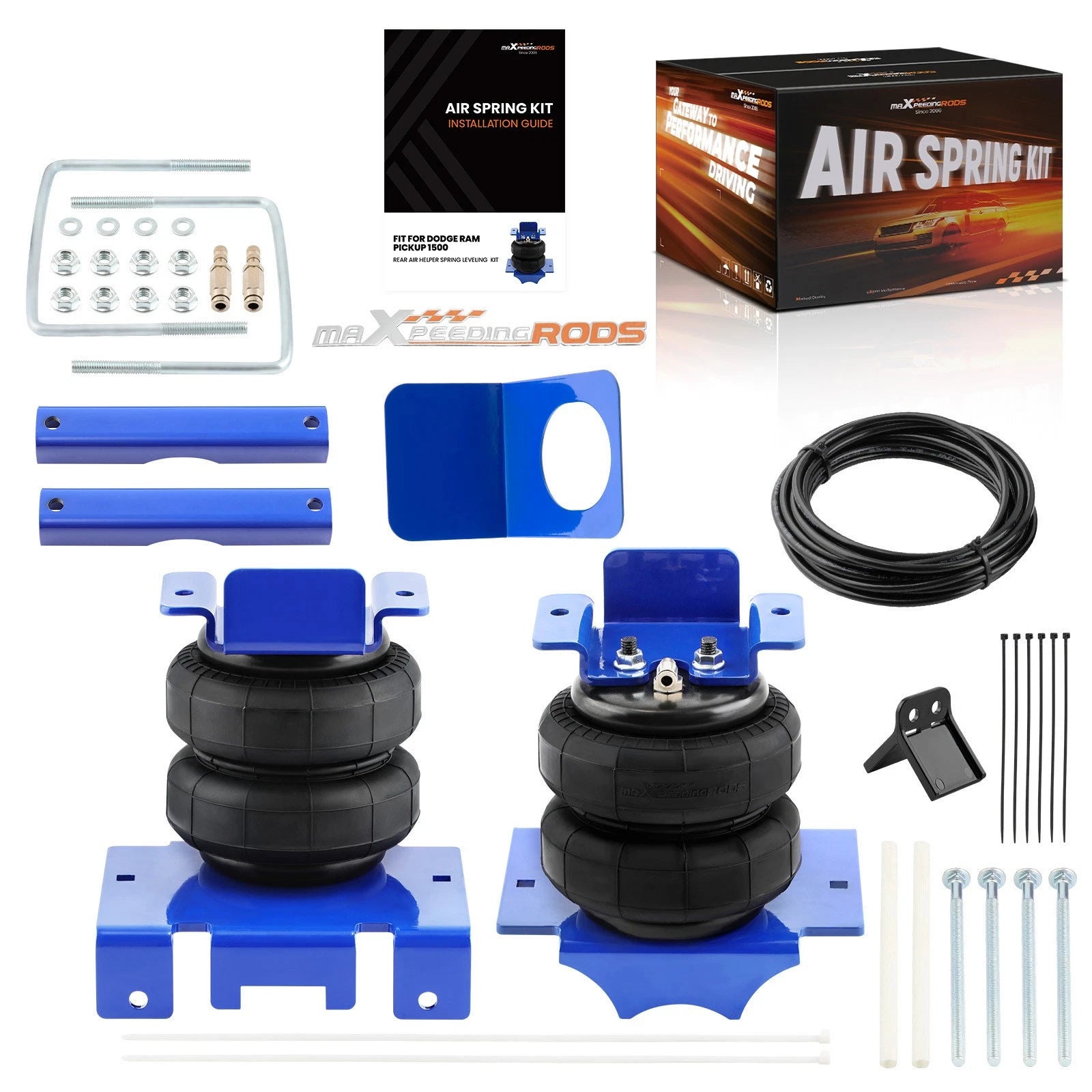 Air Spring Suspension Kit for Dodge Ram Pickup 1500 RWD 2002–2008