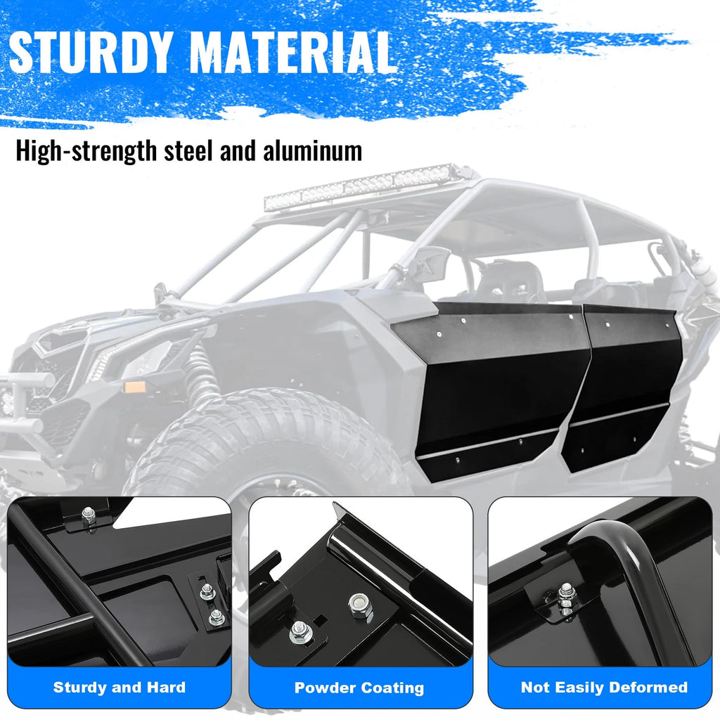 Set of 4 Aluminum Door Panels for Can-Am X3 Full Doors (2017–2024)