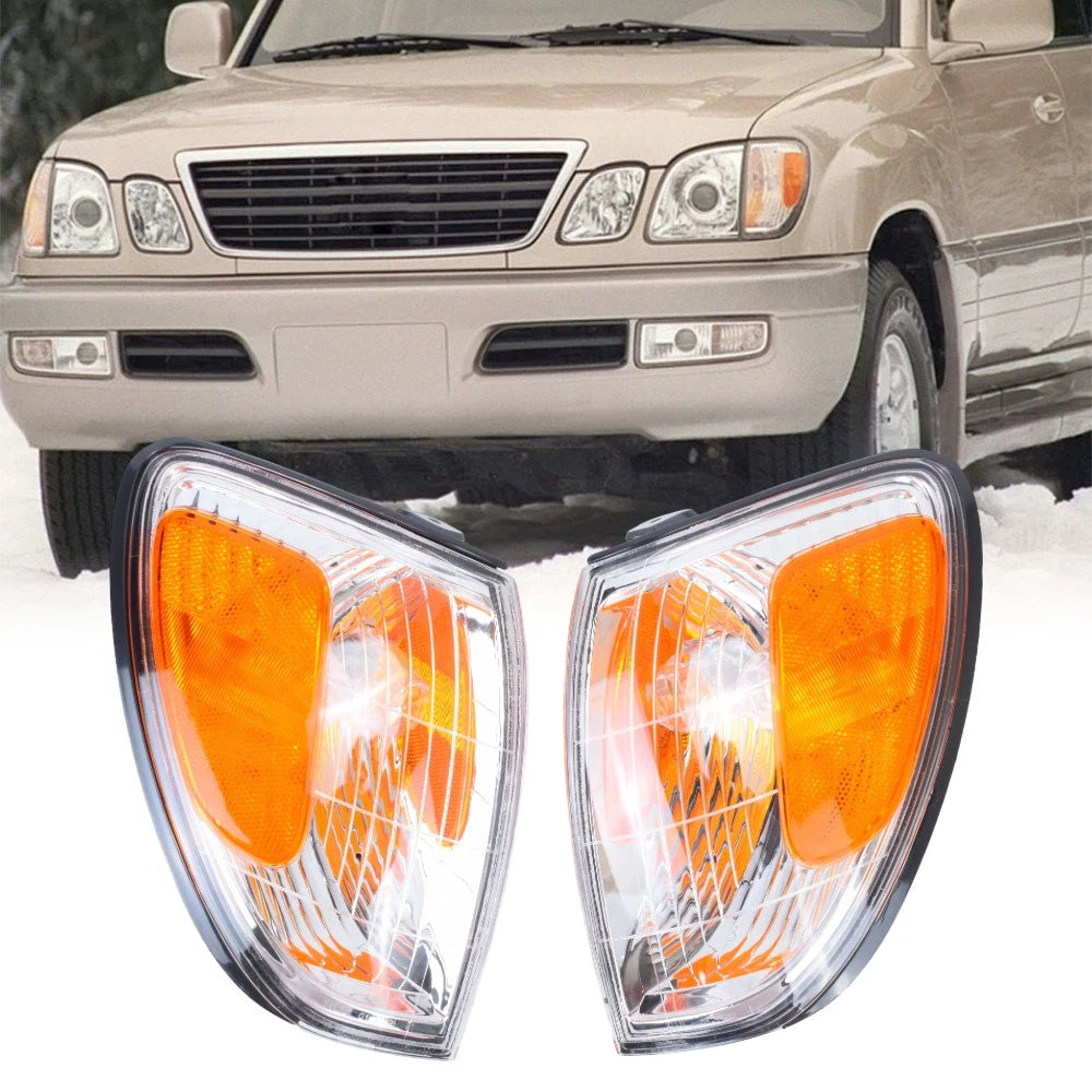 Set of 2 Side Marker Lamp Corner Lights for Lexus LX470 (1998–2007)