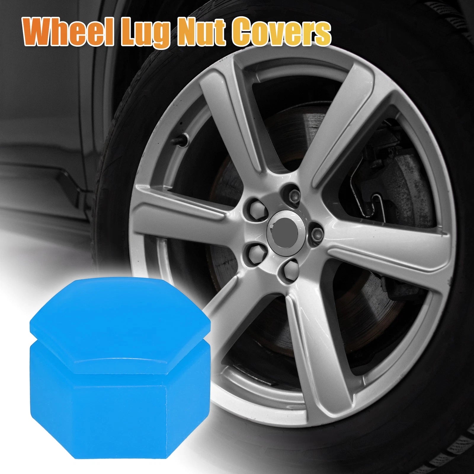 20 Pcs 22mm Wheel Lug Nut Cover for Land Rover Range Rover Sport (2006–2013) Blue