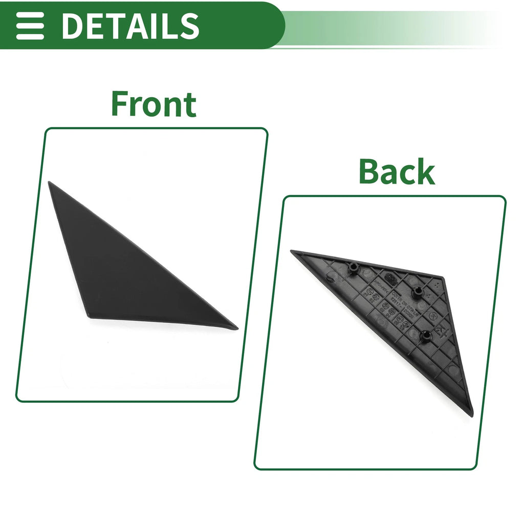 Front Left Side Door Pillar Window Trim for Hyundai Tuscani Coupe (2001–2006) No. 825172C000