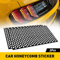Tail Light Cover Sticker for Car Rear (Black Honeycomb)