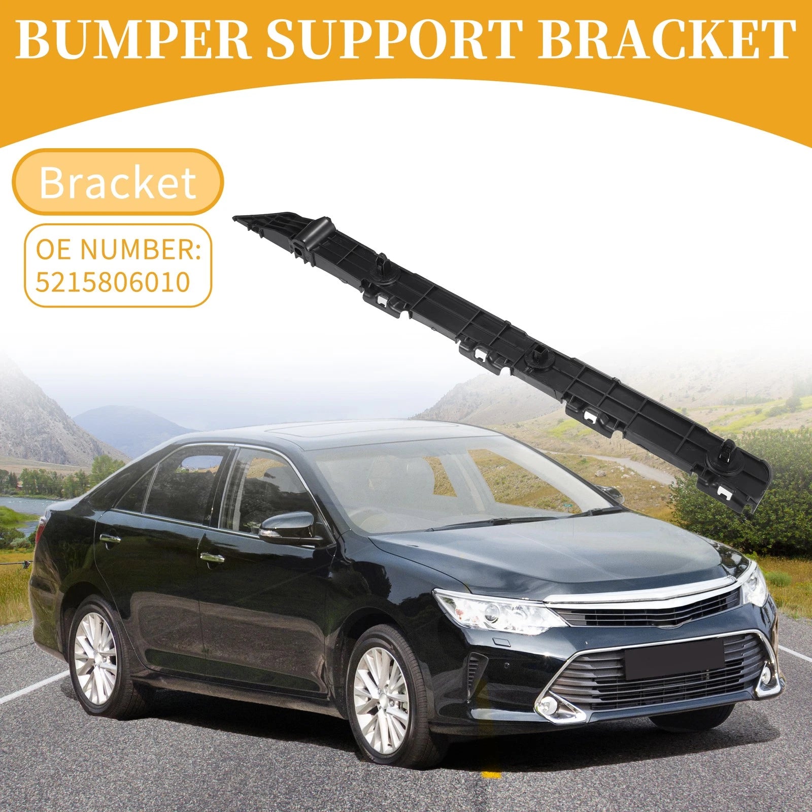 LH Front Bumper Support Bracket for Toyota Camry (2007–2011) 1 Pc