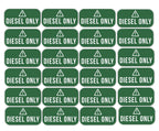 Diesel Only Vinyl Stickers for Trucks (1" X 2")