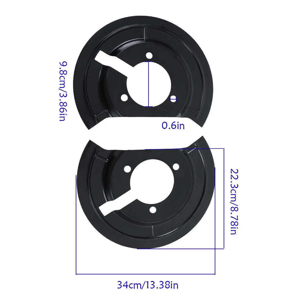 Set of 2 Brake Backing Shields for Ram 1500 (2011-2018)