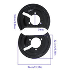 Set of 2 Brake Backing Shields for Ram 1500 (2011-2018)