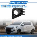 Front Right Fog Light Grill No.MI1039128 for Mitsubishi Mirage (2021–2024)