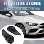 Pair Fog Light Grille Covers for Toyota Sienna (2011–2020) 52128-08020 52127-08020