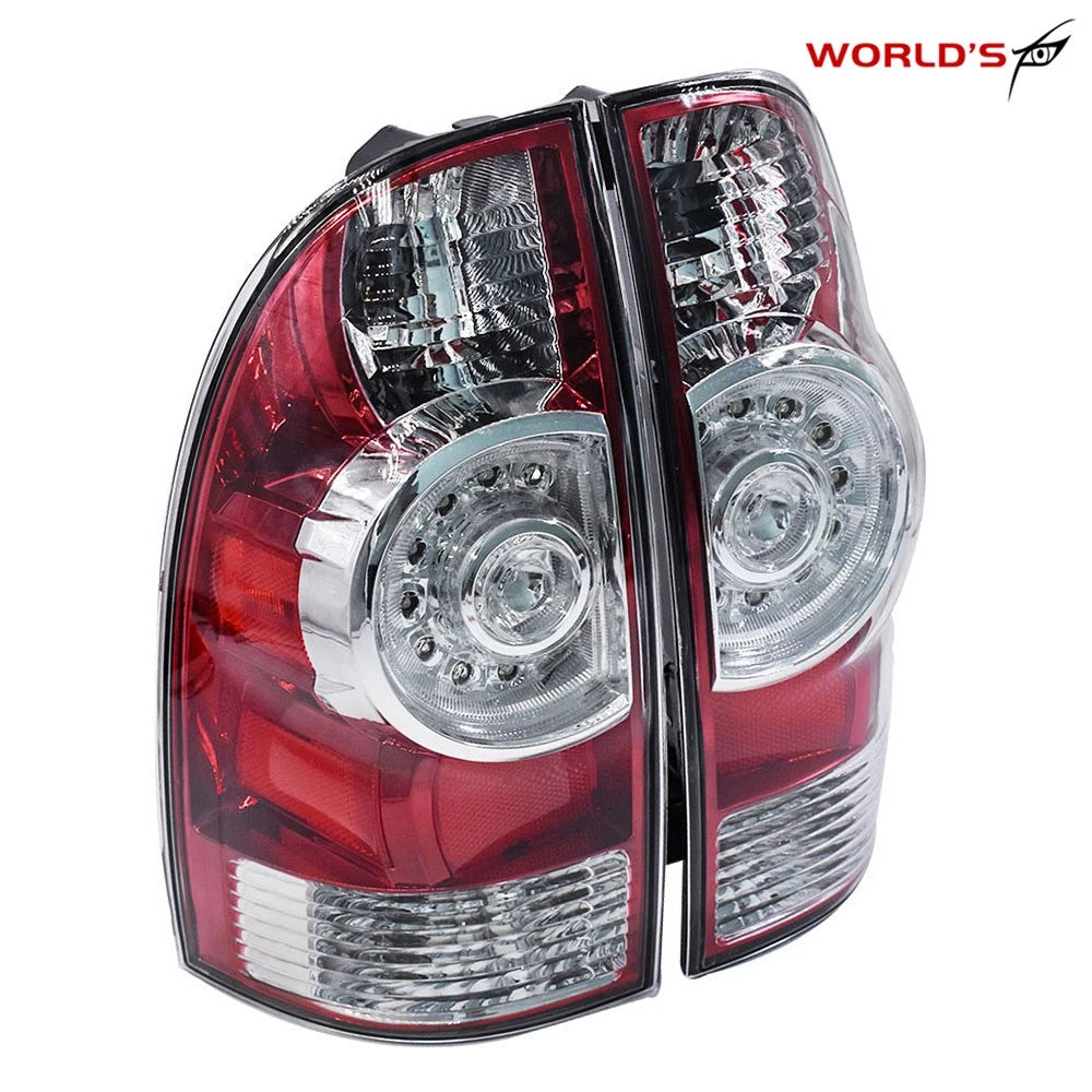 LED Tail Lights for Toyota Tacoma (2005–2015) Clear Left + Right
