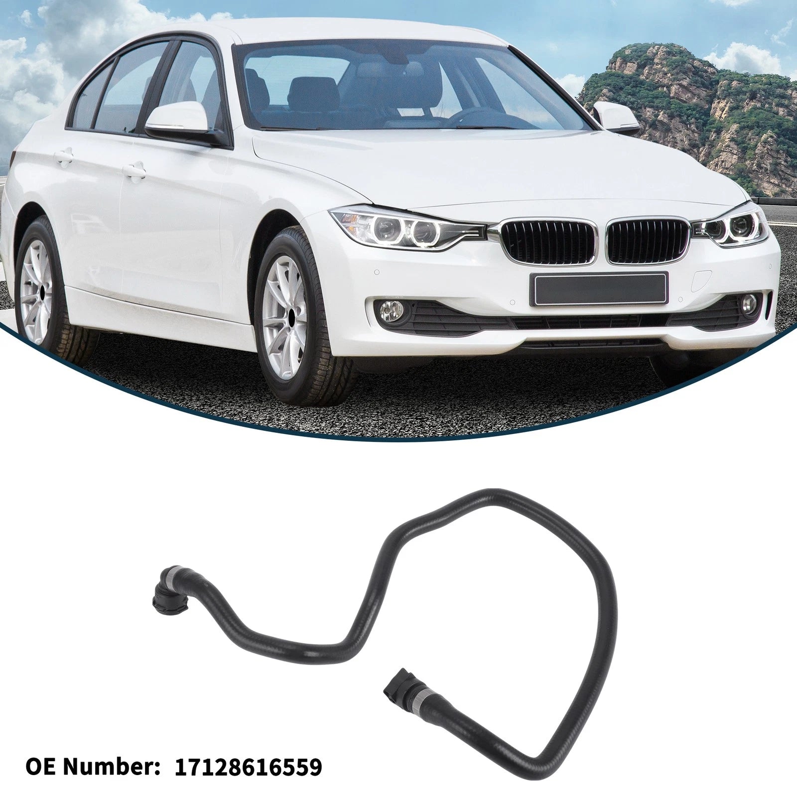 Radiator Hose No. 17128616559 for BMW 3 Series (2017)
