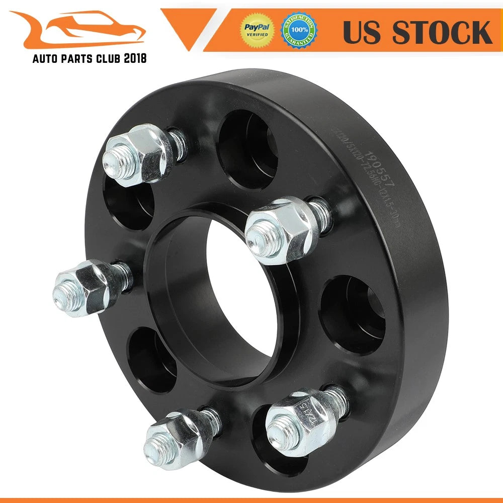 2X 30mm Hubcentric Black Wheel Spacers for BMW 318i (1996-1999)