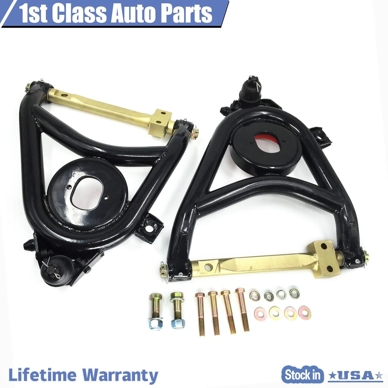 Set of 2 Tubular Control Arms for Chevy Impala Bel Air (1958–1964)