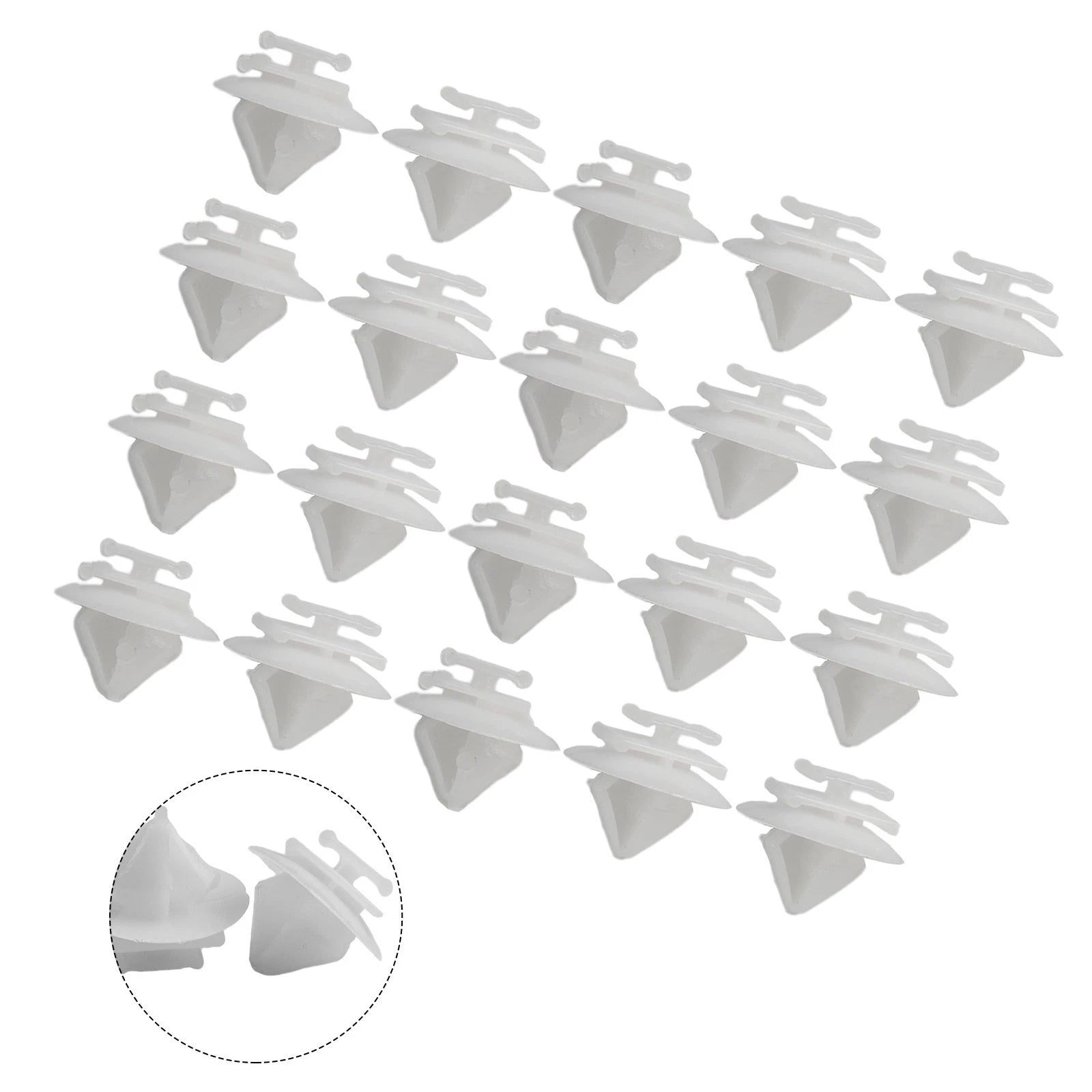 20Pcs Door Trim Clips for Citroen C2 C3, Peugeot 206 207 (2000–2023)