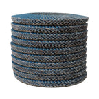 Set of 10 Zirconia Flap Discs for Angle Grinder (4.5" x 7/8", 40 Grit)