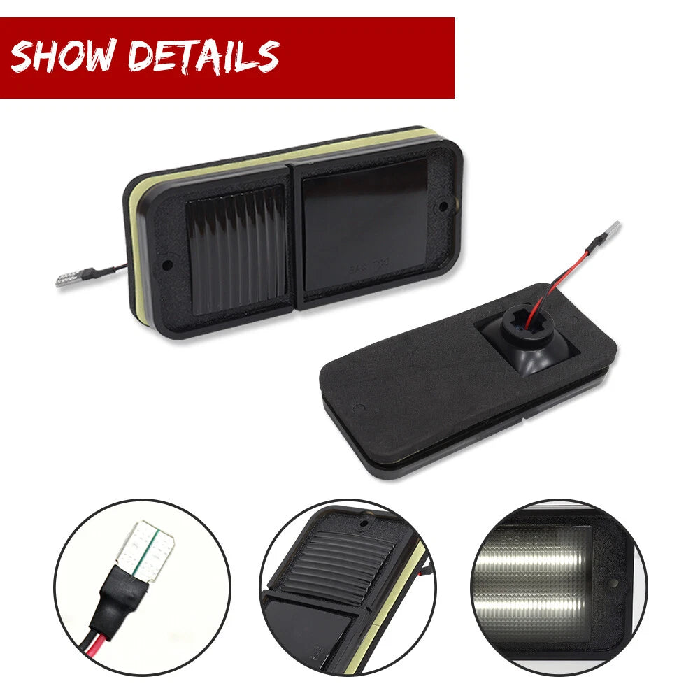 LED Side Marker Lights for Chevy GMC Truck (1968–1972)