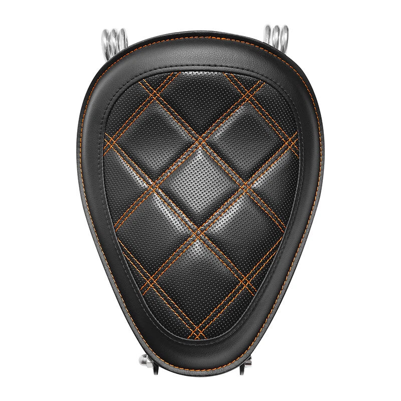 Driver Seat with Spring Bracket Pad for Harley Dyna FXD FXDWG (2007–2017) FLD (2012–2016)