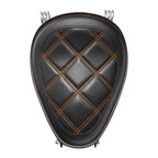 Driver Seat with Spring Bracket Pad for Harley Dyna FXD FXDWG (2007–2017) FLD (2012–2016)