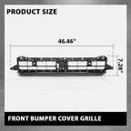 Front Center Lower Bumper Cover Grille Trim for Audi Q3 (2019–2024)