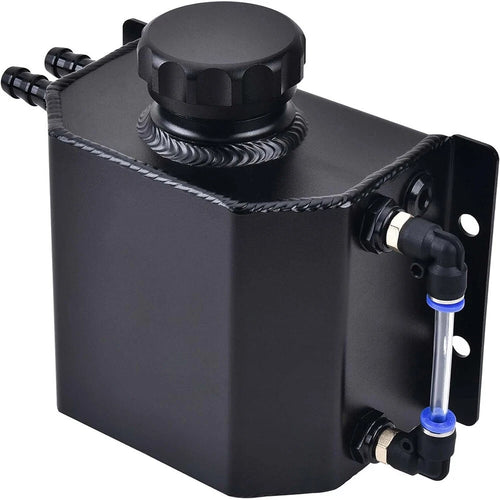 1 Liter Aluminum Radiator Coolant Overflow Bottle for Cars (Fits )