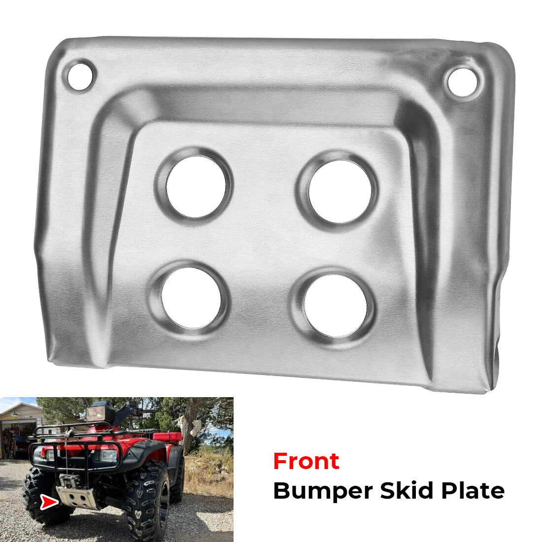 Front Skid Plate for Honda TRX400 TRX450 FourTrax Foreman ES S 4x4 (2000–2006) 81160-HN0-A00